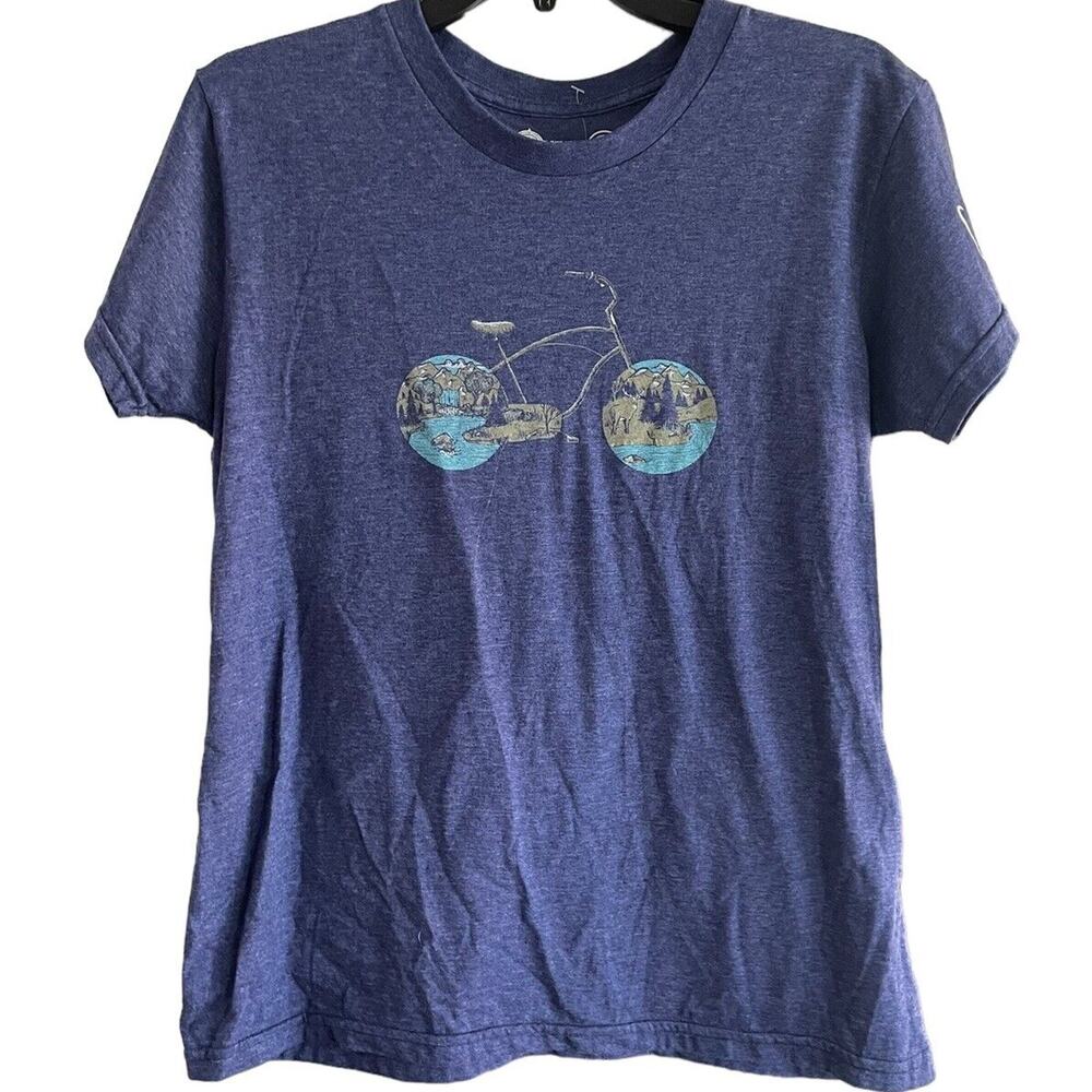 American Backcountry Bicycle Colorado Blue T-Shirt Women's Size Medium NWT New
